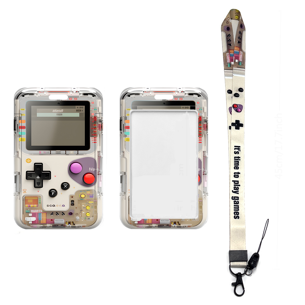 Gaming Card Holder - Nome del giocatore Porta badge Cordino