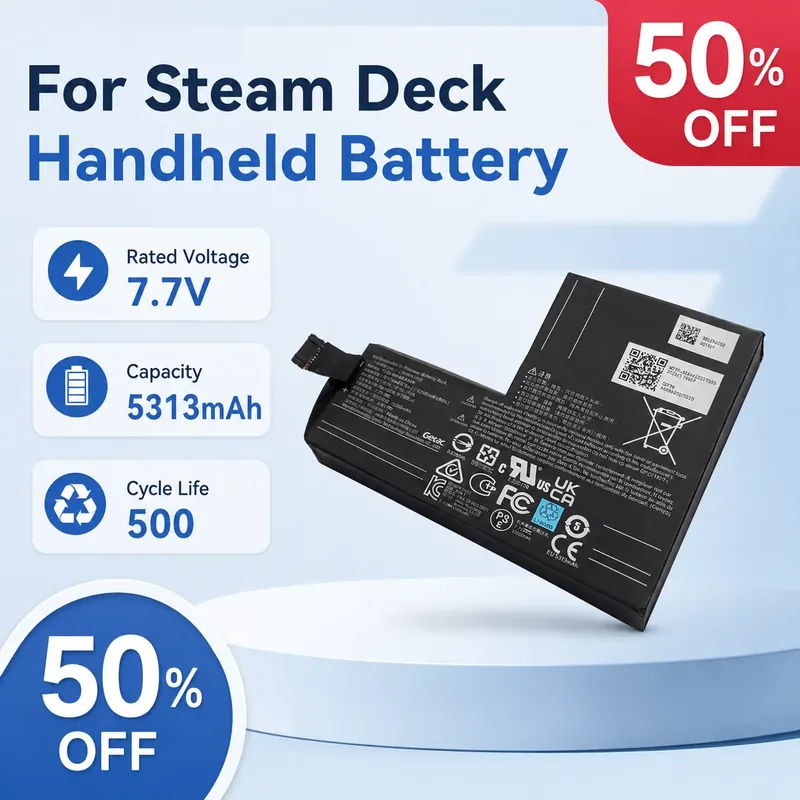 Console Gaming Steam - Batteria di Ricambio per Console Portatile