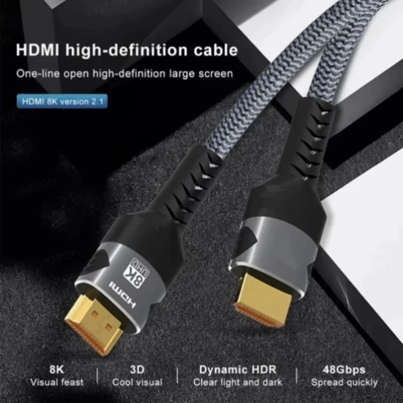 Gaming Console Definition - Cavo HDMI 2.1 Intrecciato 8K ad
