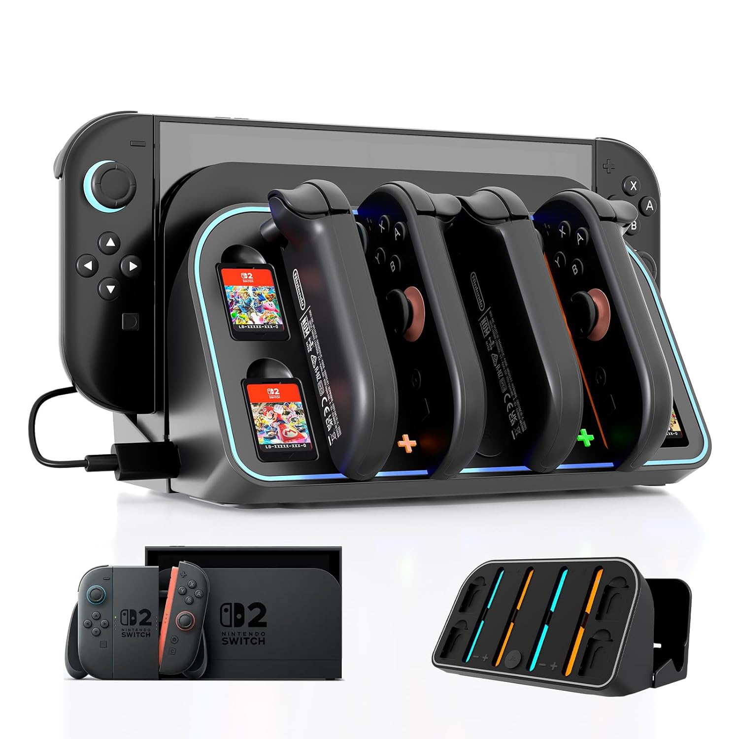 Gaming Console Station - Dock di ricarica per montaggio a