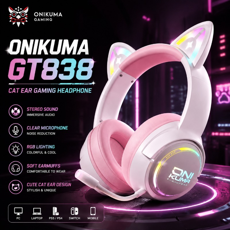 Gaming Console In Amazon - ONIKUMA GT838 Cuffie da gioco con