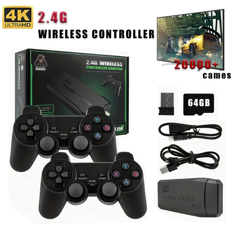 Gaming Console Video Game - Stick per Videogiochi Wireless 2.4G con