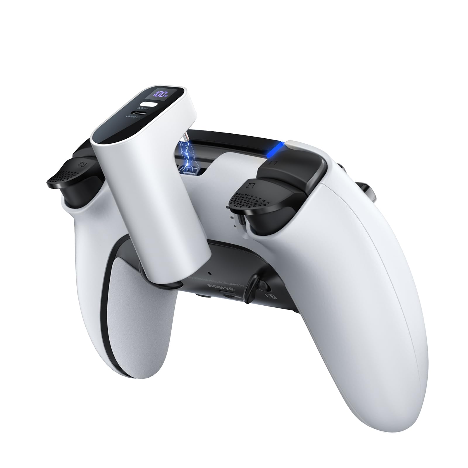 Gaming Console Power Bank - Caricabatterie per controller PS5, batteria compatibile