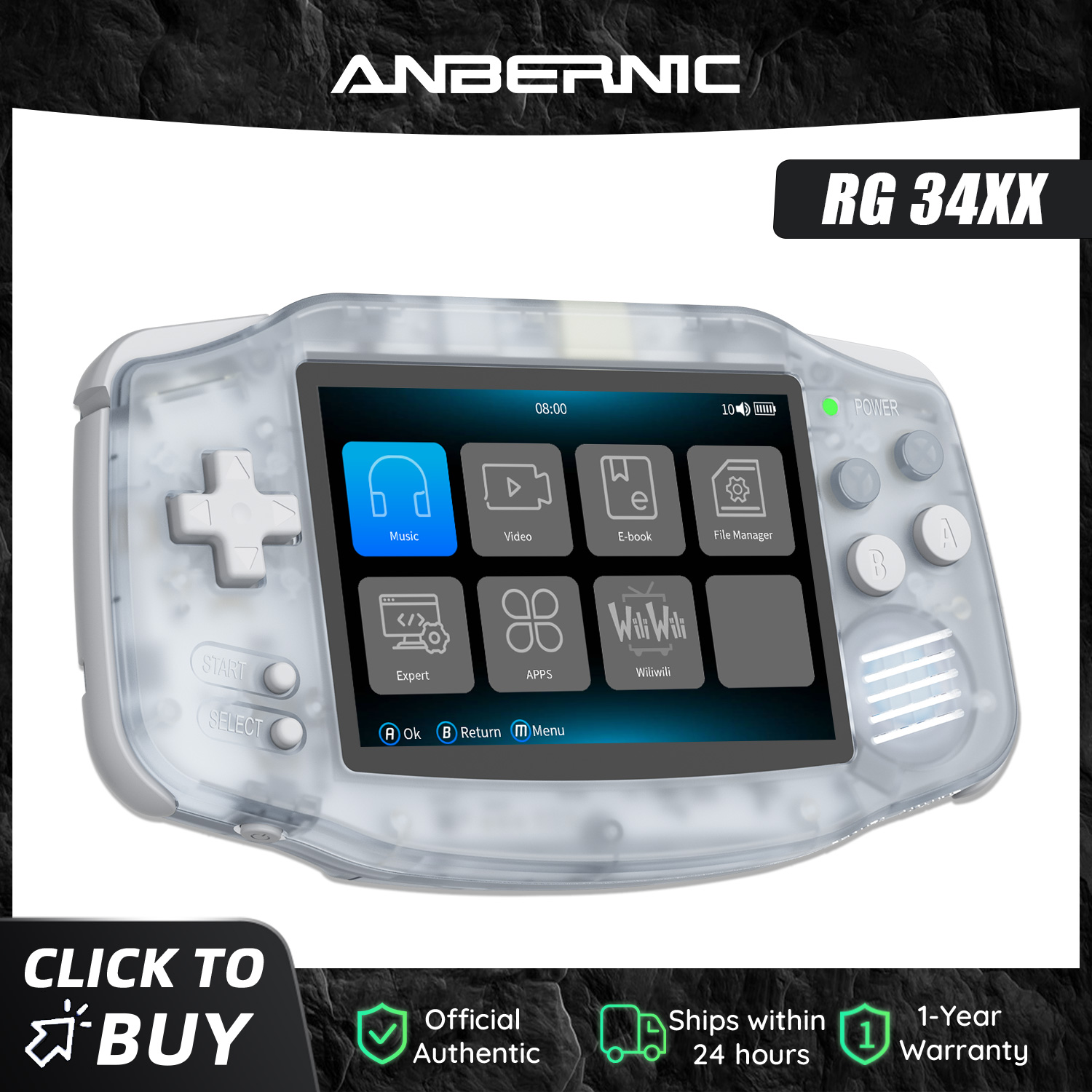 Gaming Console Years - Nuova Console di Gioco Retro Anbernic
