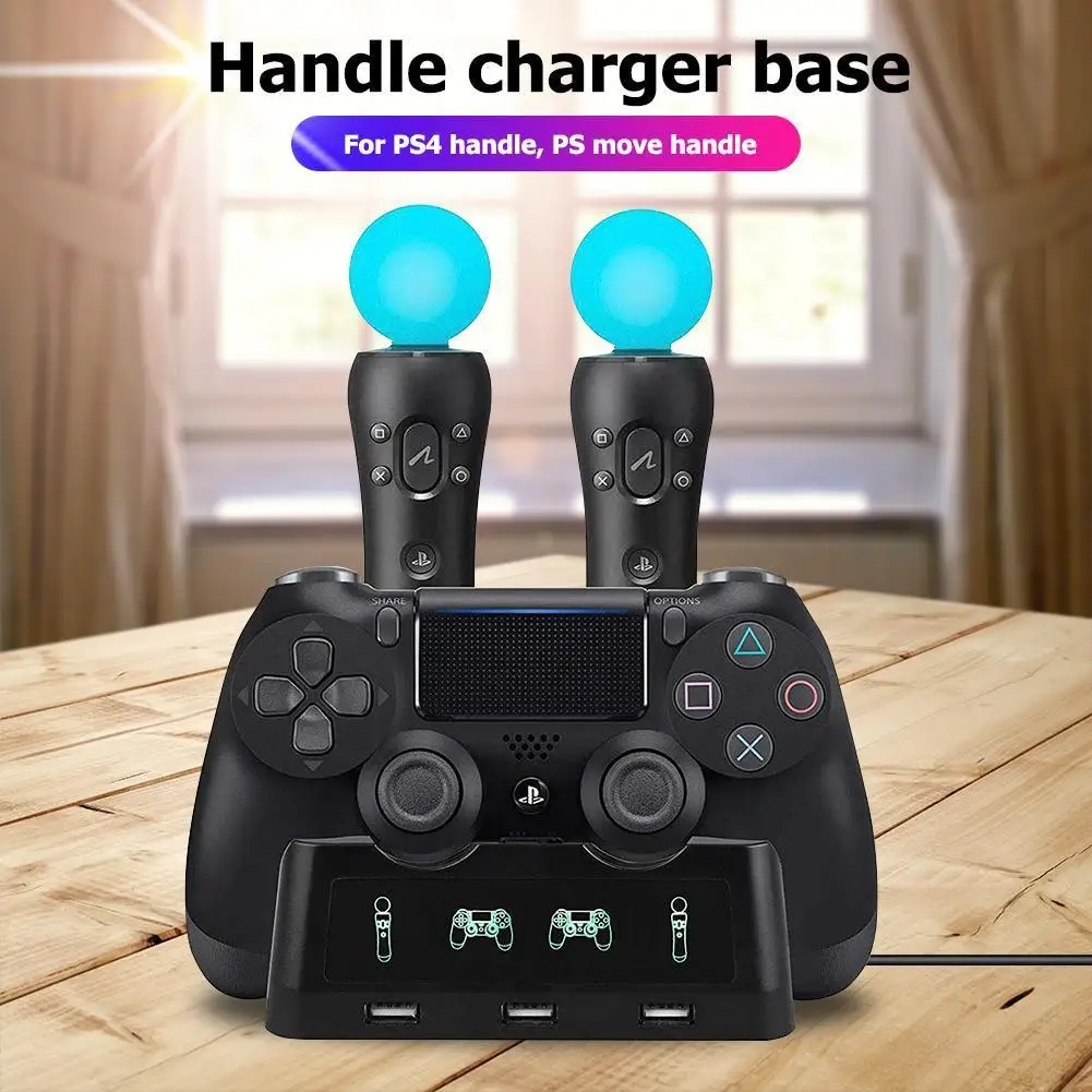 Gaming Console Station - Stazione di Ricarica 4 in 1