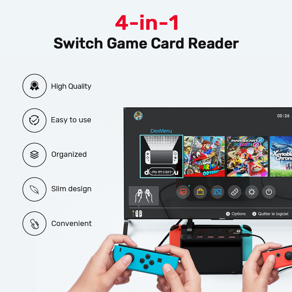 Gaming Card Holder - Lettore di Schede di Gioco Portatile