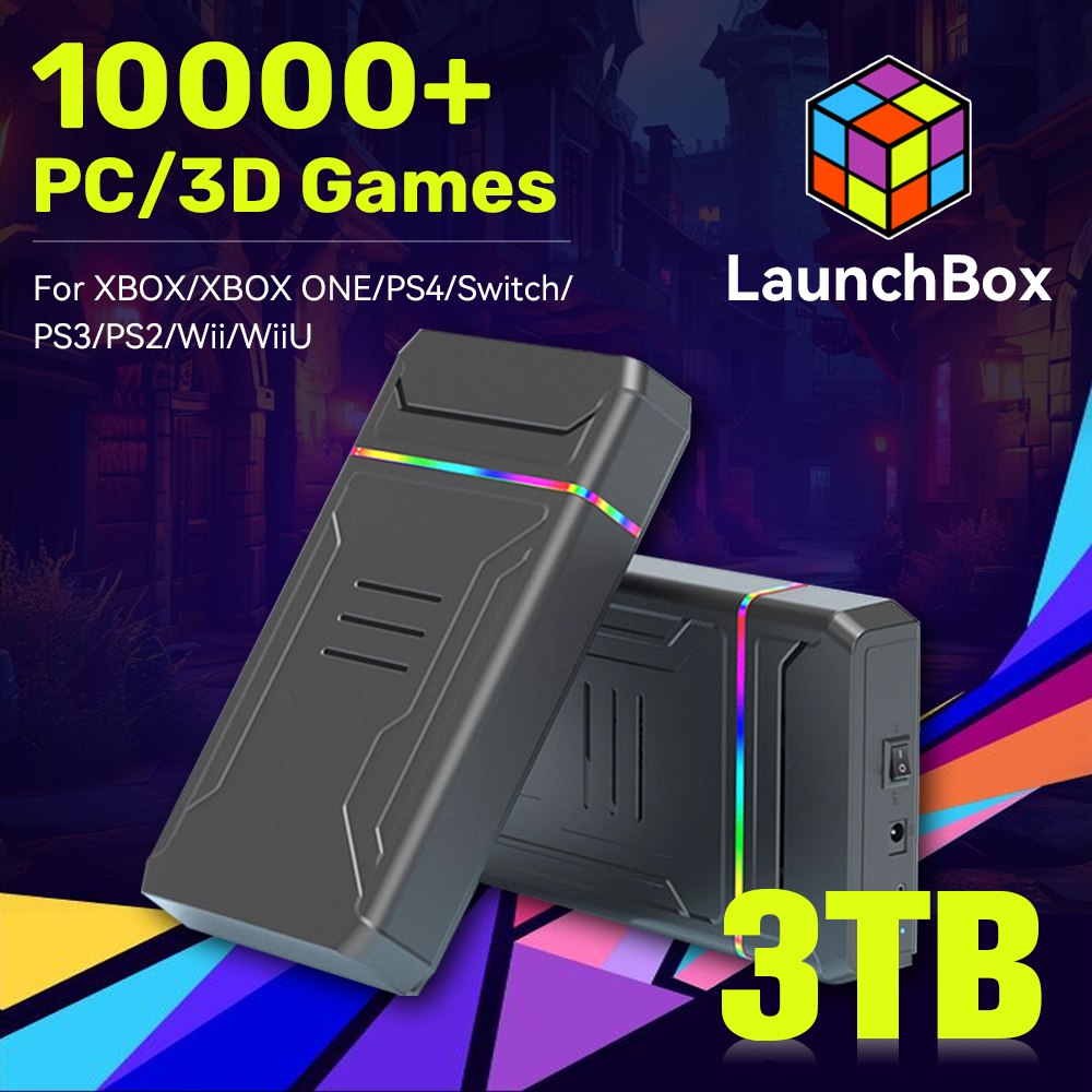 Gaming Console Video Game - JMachen Launchbox Console per videogiochi HDD