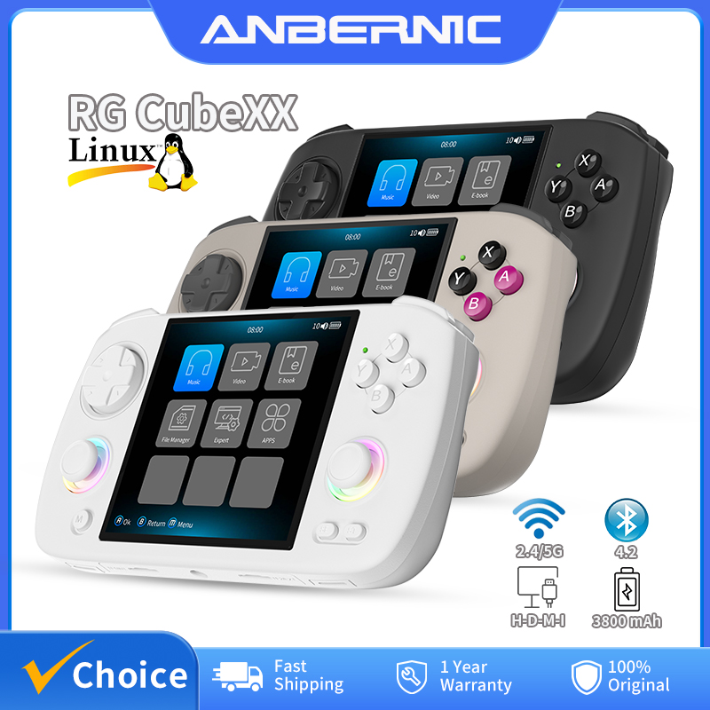 Gaming Console Mini - ANBERNIC RG Cubexx Console di gioco