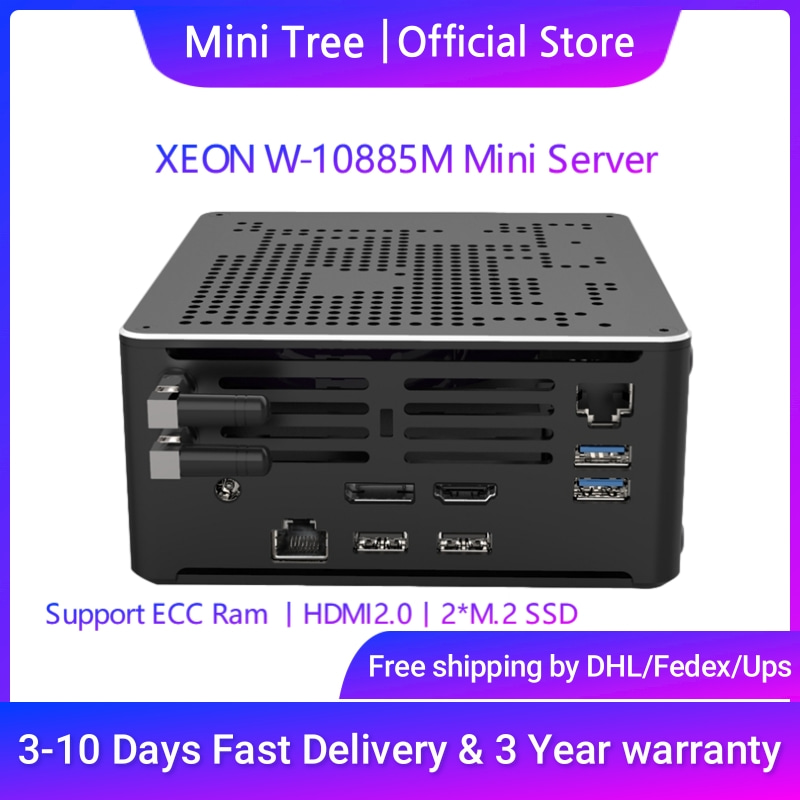 Gaming Console Mini - Intel Xeon W-10885M ECC RAM Win11