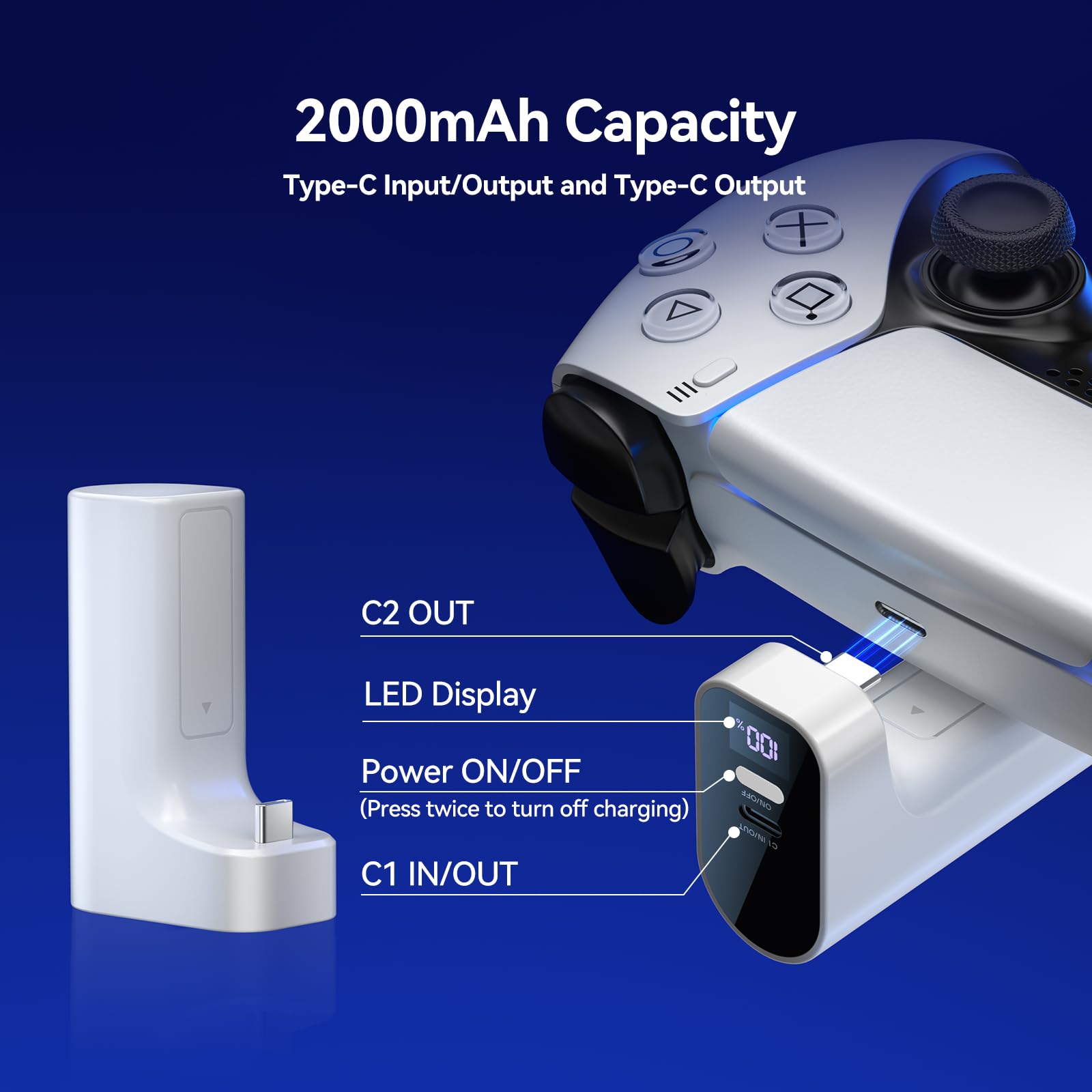 Caricabatterie per controller  - Gaming Console Power Bank recensione e prezzo