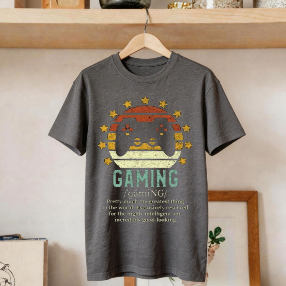 T-shirt divertente con definiz - Gaming Console Definition recensione e prezzo