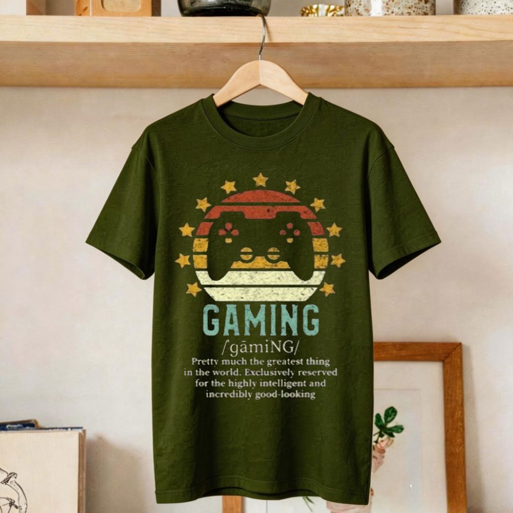 T-shirt divertente con definiz - Gaming Console Definition recensione e prezzo
