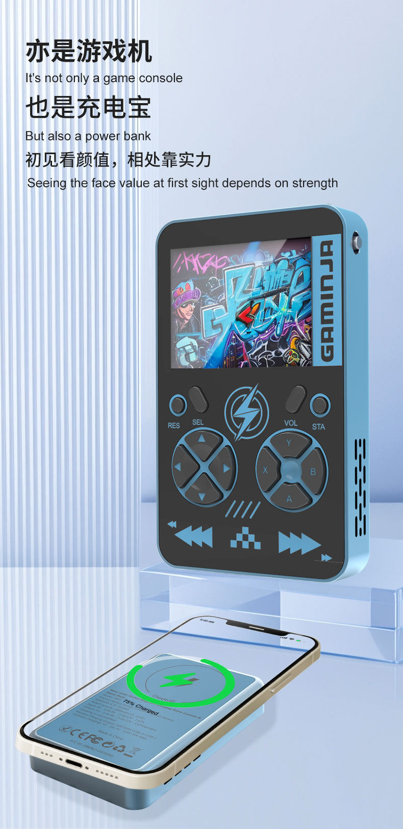 Console di Gioco Portatile Ret - Gaming Console Power Bank recensione e prezzo