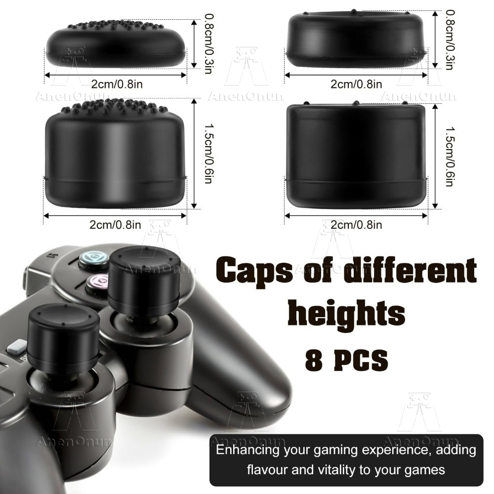 8PCS Thumb Grip Cap Controller - Gaming Console For Pc recensione e prezzo