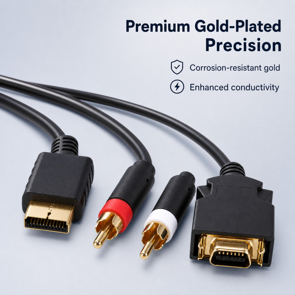 Cavo AV Placcato Oro per Conso - Gaming Console Definition recensione e prezzo